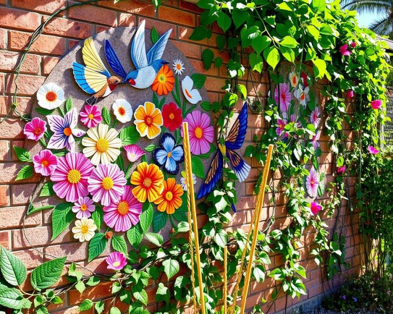 Garden wall art