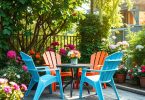 plastic garden chairs