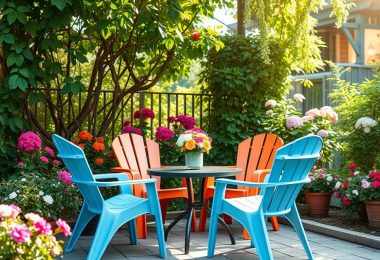 plastic garden chairs