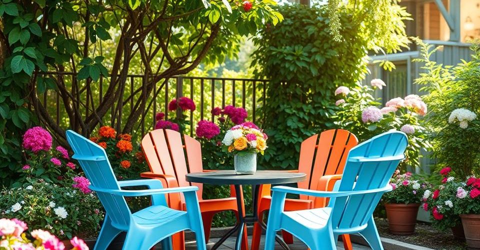 plastic garden chairs