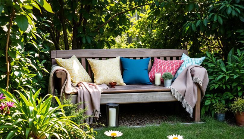 Wooden Garden Bench