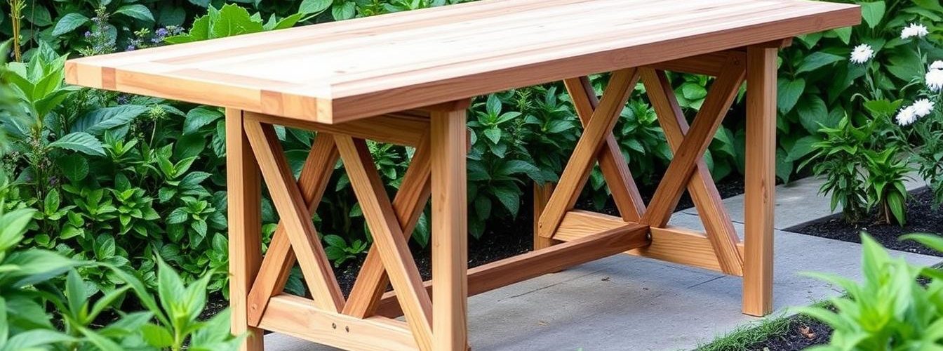 Folding Garden Table