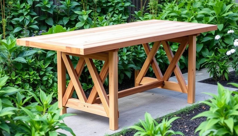 Folding Garden Table