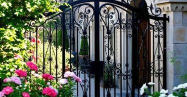 Iron Garden Gates