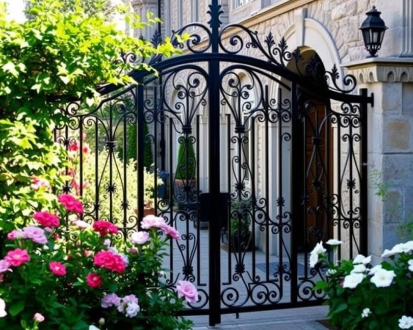 Iron Garden Gates