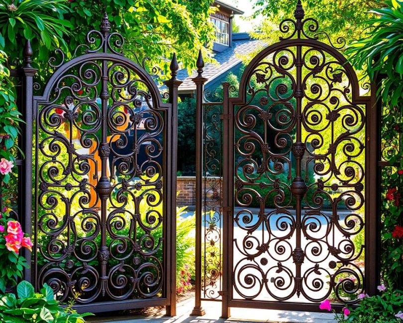 metal gates for garden